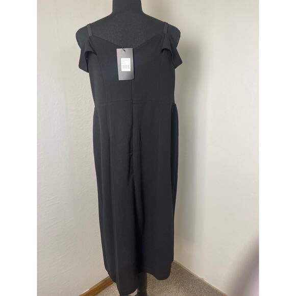 NWT A.B.S Collection Women's Glam Lace Feminine Business Chic Dress Black 14W - Picture 2 of 11